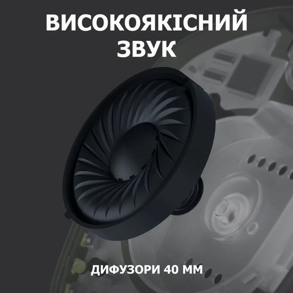 Бездротові Навушники Logitech G435 2.4ГГц/Bluetooth Black g435434 фото