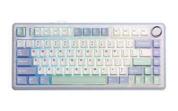 Бездротова клавіатура AULA F75 RGB Reaper 75% USB/Bluetooth/2.4GHz Green 6948391202846 фото