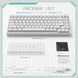 Клавіатура AJAZZ AK820 75% USB White and Grey AK820-B-G фото 3