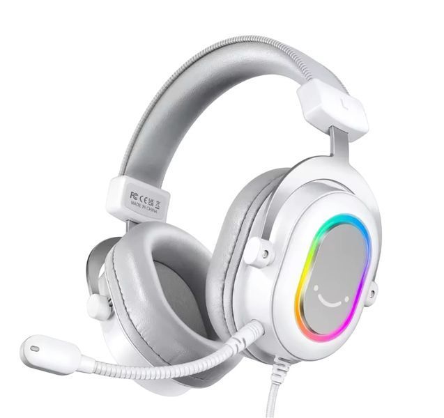Ігрові навушники Fifine H6 7.1 Мікрофон USB  White 1161432 фото