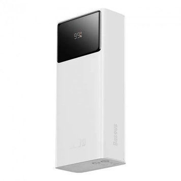 Повербанк Baseus Star-Lord 30000 мА&middot;г 22.5W, 2xUSB / Type-C / microUSB White 432212 фото