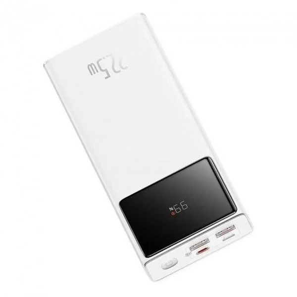 Повербанк Baseus Star-Lord 30000 мА&middot;г 22.5W, 2xUSB / Type-C / microUSB White 432212 фото