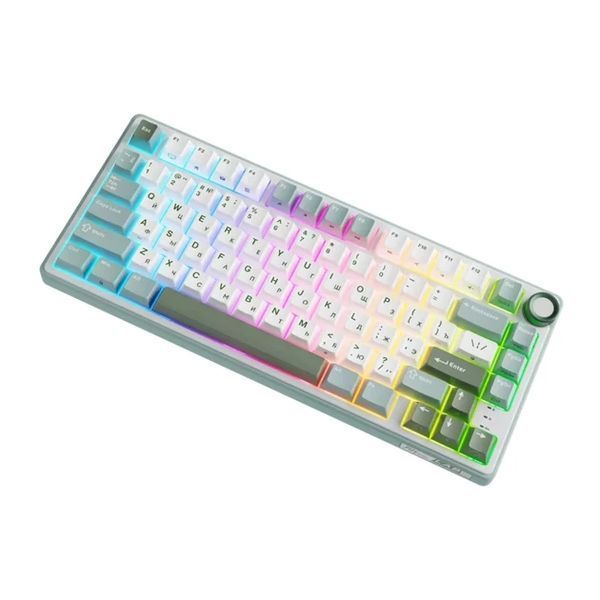 Ігрова дротова клавіатура Royal Kludge RK R75 75% RGB USB 2474544783 фото