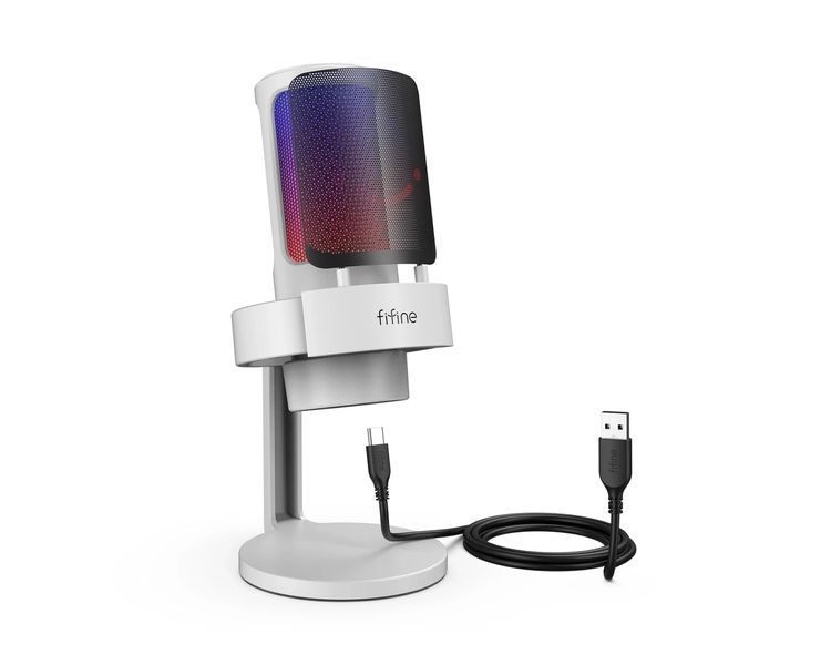 Мікрофон FIFINE A8 USB RGB Конденсаторний 4820216972078 фото