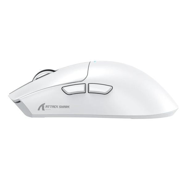 Миша бездротова ATTACK SHARK X11 63г PAW3311 White 223211432 фото