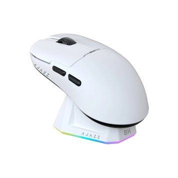 Бездротова миша Ajazz AJ159 PRO PAW3395 56g RGB White 2345849812 фото