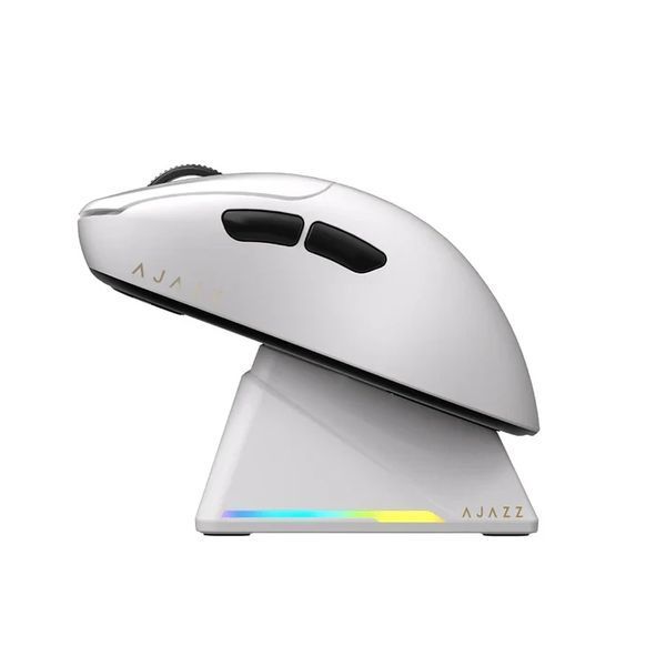 Беспроводная мышь Ajazz AJ179 APEX Док-Станция 58g White A179APEX фото