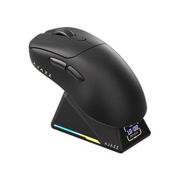 Бездротова миша Ajazz AJ179 APEX Док-станцією 58g Black A179APEX фото