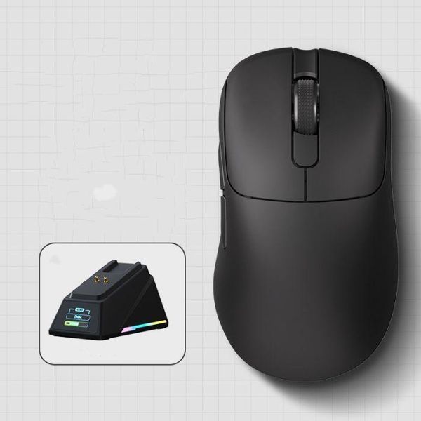 Бездротова миша Ajazz AJ179 APEX Док-станцією 58g Black A179APEX фото