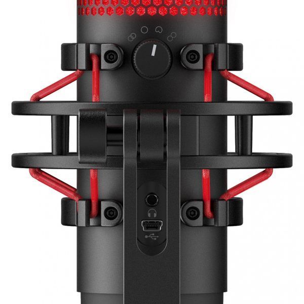Мікрофон HyperX QuadCast Black HX-MICQC-BK/4P5P6AA фото