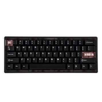 Бездротова клавіатура CIDOO QK61 60% RGB USB/2.4G/Bluetooth Black 11170 фото