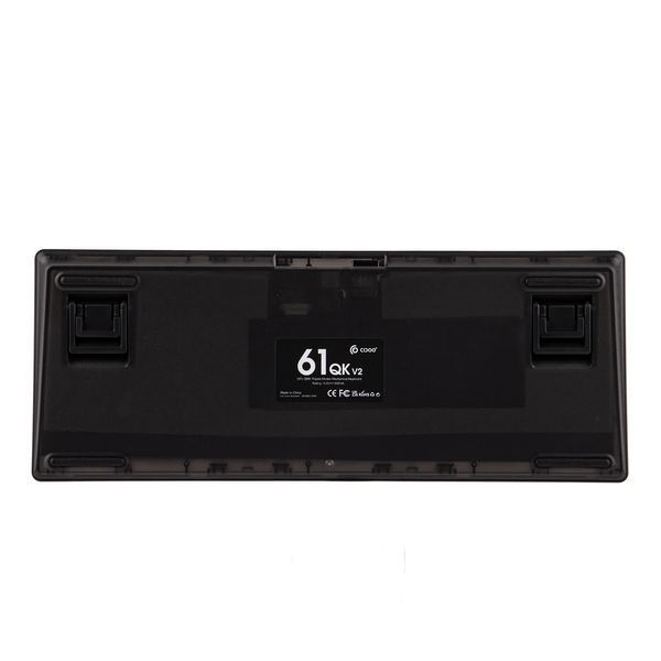 Бездротова клавіатура CIDOO QK61 60% RGB USB/2.4G/Bluetooth Black 11170 фото