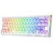 Клавіатура Магнітна ATTACK SHARK R68 HE Black USB 0.005mm Rapid Trigger RGB Carbon White 423423 фото 2