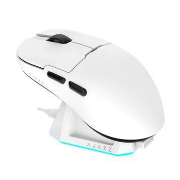Бездротова миша Ajazz AJ159P MC UltraLight 56g RGB White 2345849812 фото