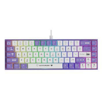 Механічна клавіатура AJAZZ AK680 Purple 230488 фото