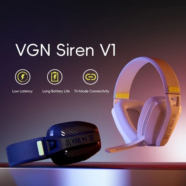 Бездротові Навушники VGN VXE Siren V1 White g435gdff фото