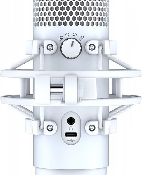 Мікрофон HyperX QuadCast S White HX-MICQC-BK/4P5P6A фото