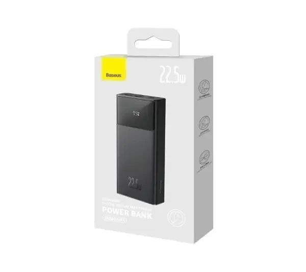Повербанк Baseus Star-Lord 30000 мА&middot;г 22.5W, 2xUSB / Type-C / microUSB Black 432212 фото