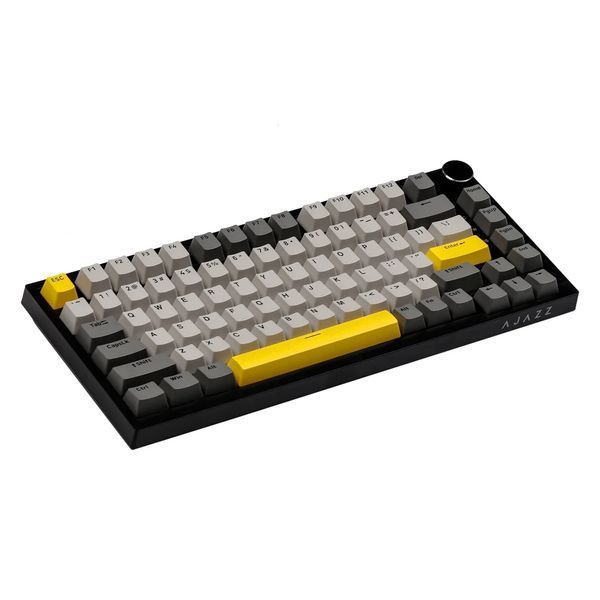 Клавіатура AJAZZ AK820 75% USB Moon Switch Black-Yellow AK820-B-G фото