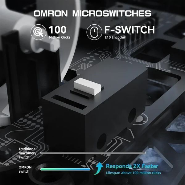 Бездротова мишка ATTACK SHARK R5 Ultra Карбонова PAW3950MAX, 42000 DPI, 8K White 2345849812 фото