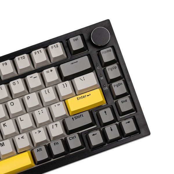 Клавіатура AJAZZ AK820 75% USB Moon Switch Black-Yellow AK820-B-G фото