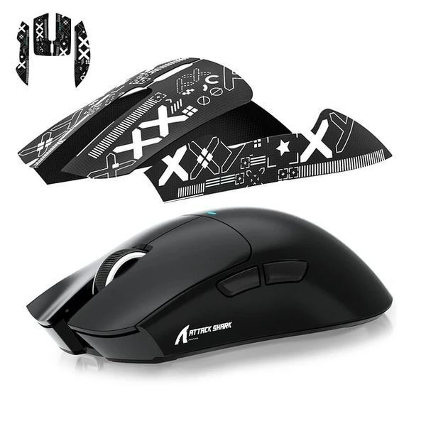 Миша бездротова ATTACK SHARK X11 63г PAW3311 Black 223211432 фото