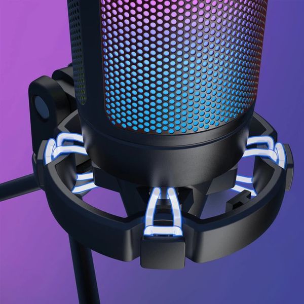 Мікрофон Fifine A6V RGB Black 452342332 фото