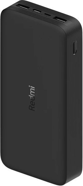 Портативна батарея Xiaomi Redmi Power Bank 20000mAh 2xUSB 18W Fast Charge Black 2622229074 фото