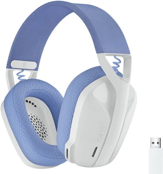 Беспроводные наушники Logitech G435 2.4ГГц/Bluetooth White g435f423 фото