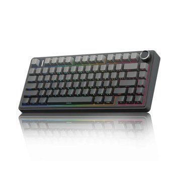 Бездротова клавіатура AULA F75 Pro RGB Reaper 75% USB/Bluetooth/2.4GHz Black  6948391202846 фото